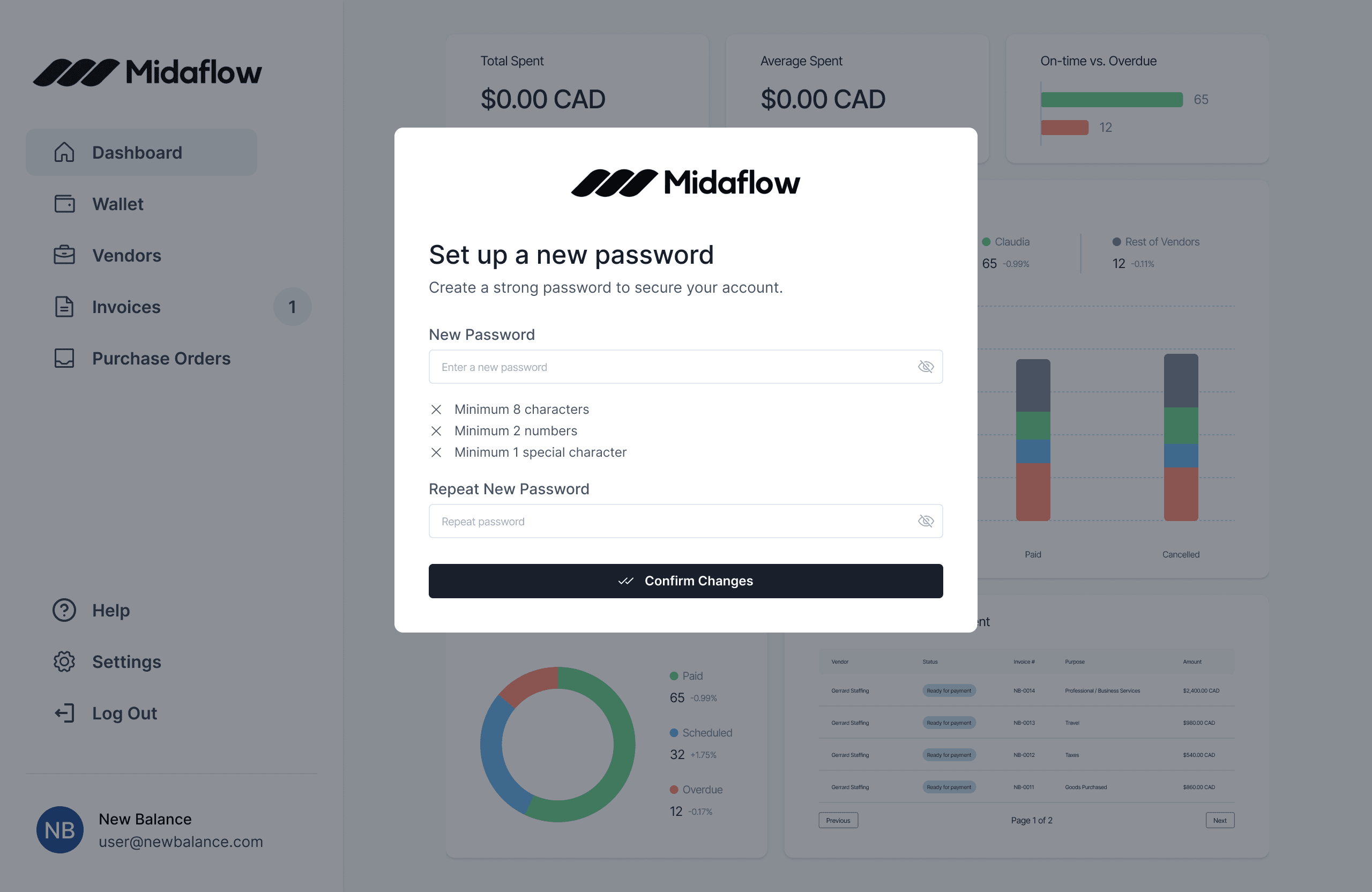 Midaflow Onboarding Modal